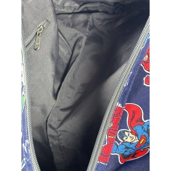 Pottery Barn Kids DC Superhero Duffel Bag Blue Comics Print – Used - Picture 16 of 16
